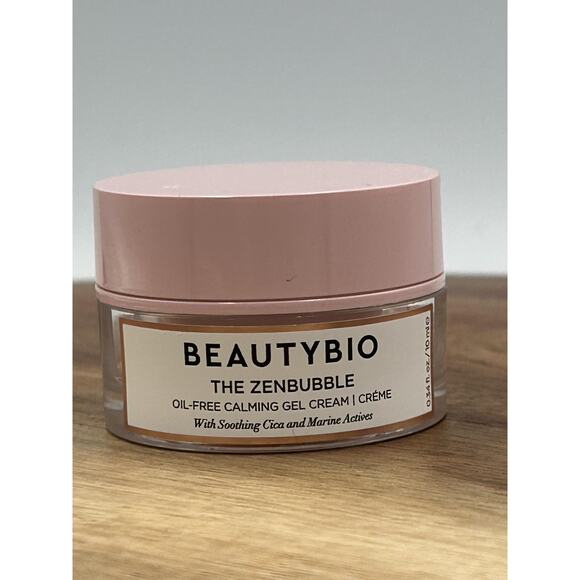 BeautyBio The ZenBubble Calming Gel Cream 0.34oz Oil-Free Soothing Cica Marine - Picture 1 of 6